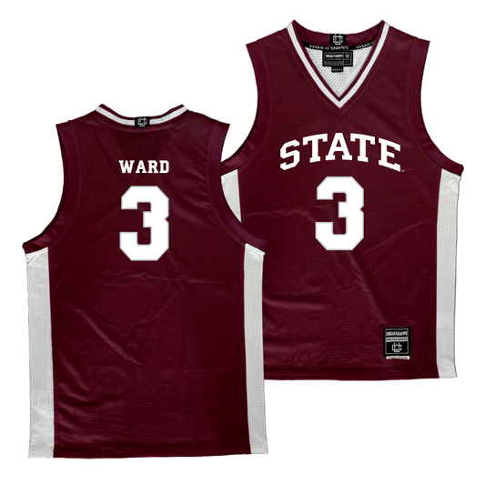 Mississippi State Women's Basketball Maroon Jersey  - Terren Ward