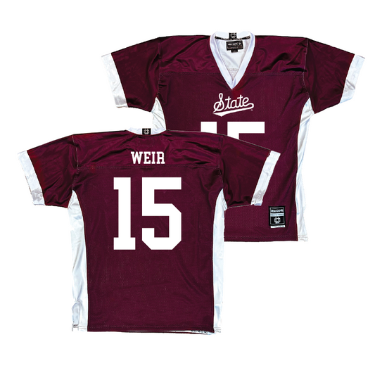 Maroon Mississippi State Football Jersey   - Jake Weir