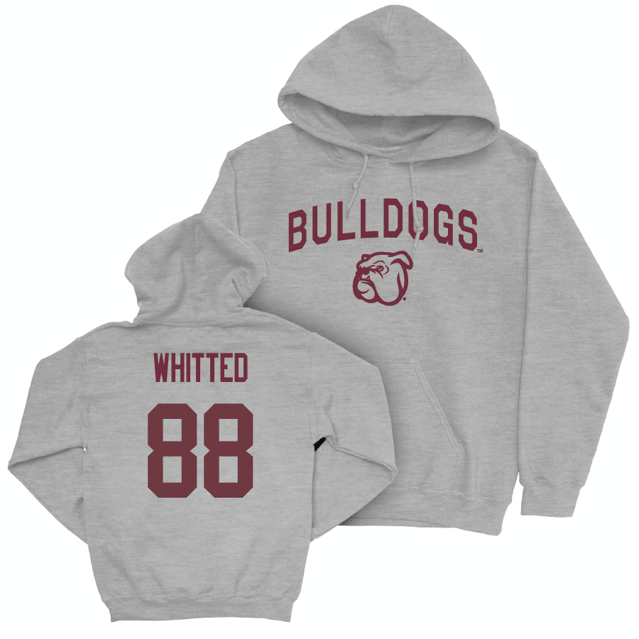 Sport Grey Football Bulldogs Hoodie   - JaCorey Whitted