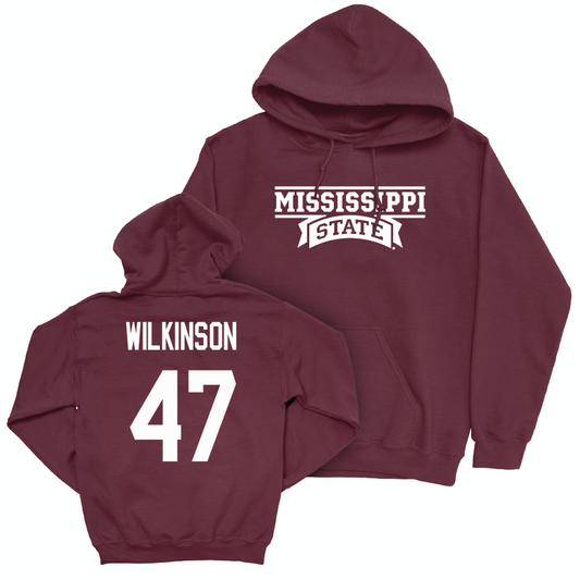 Maroon Football Team Hoodie   - William Wilkinson