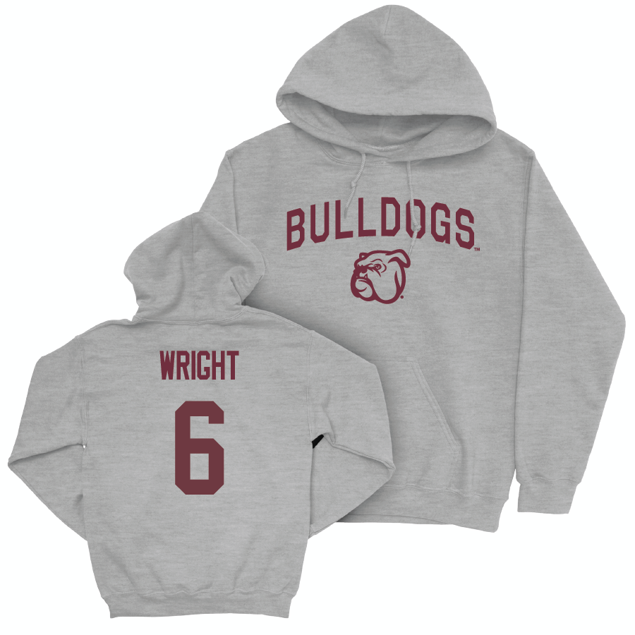 Sport Grey Football Bulldogs Hoodie   - TraVeon Wright