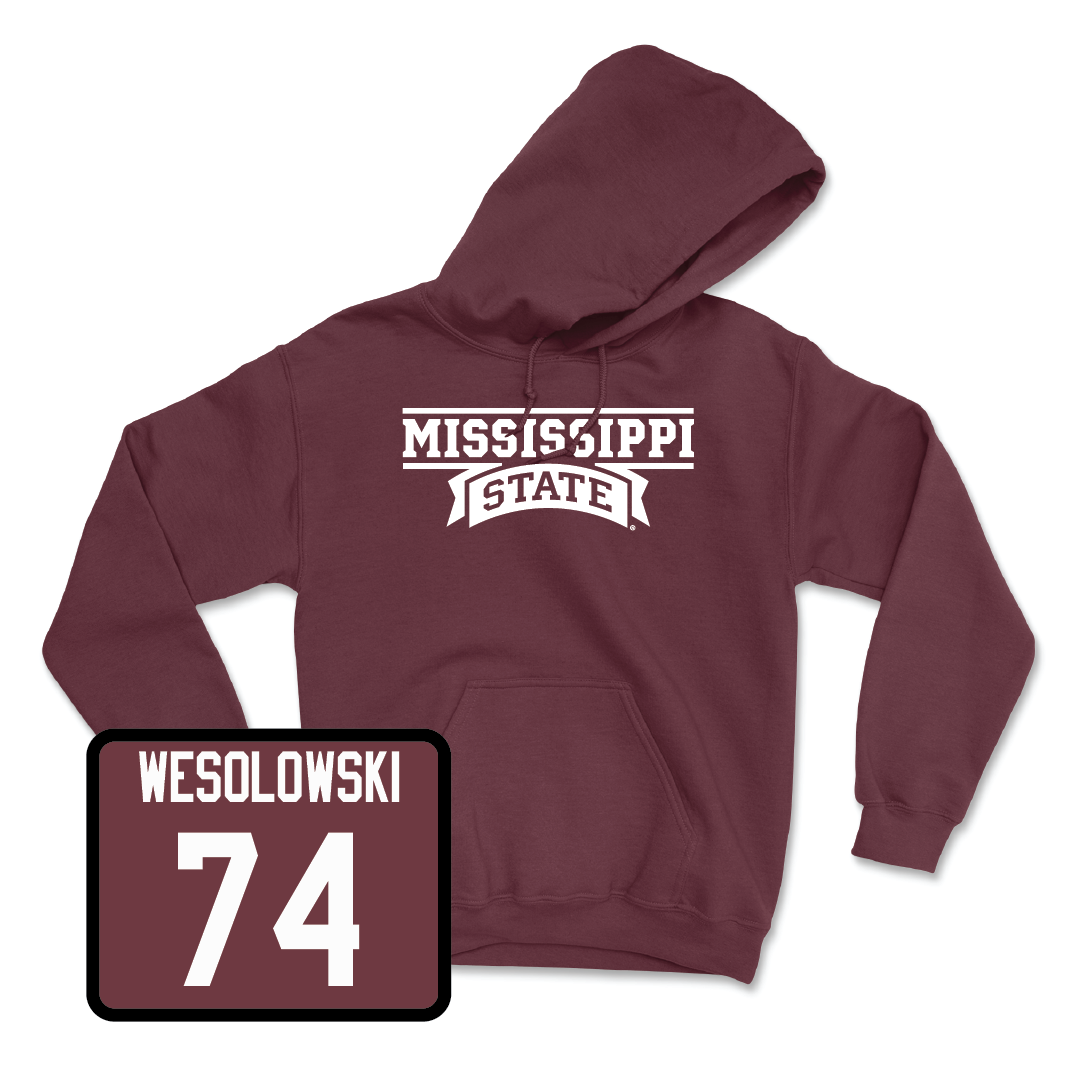 Maroon Softball Team Hoodie - Ella Wesolowski