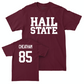 Maroon Football Hail Tee   - Thomas Cheatham