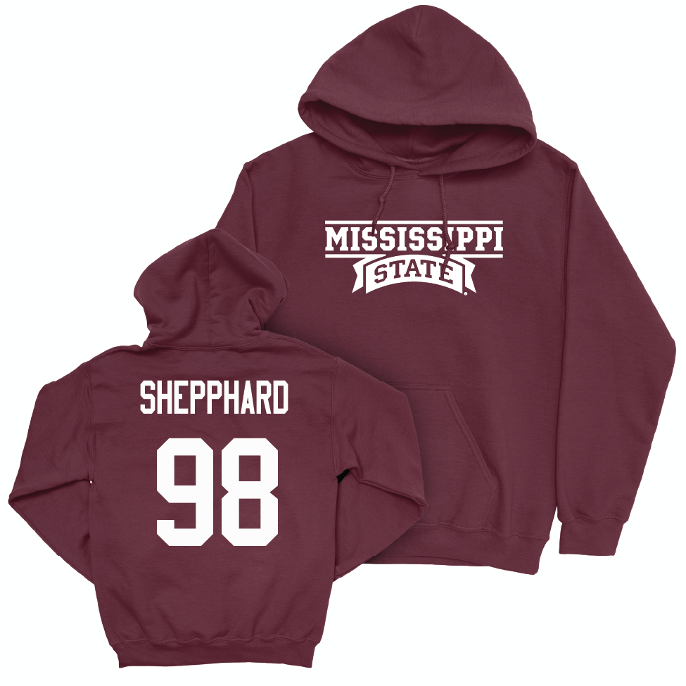 Maroon Football Team Hoodie   - Ashun Shepphard