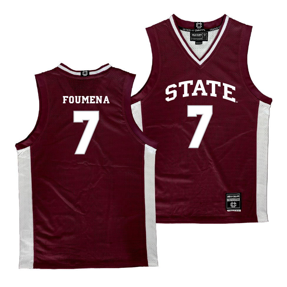 Mississippi State Men's Basketball Maroon Jersey  - Jeremy Foumena