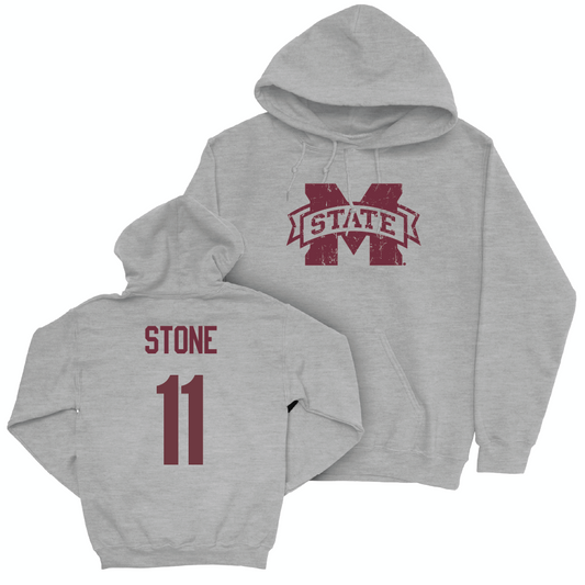 Sport Grey Baseball Classic Hoodie  - Duke Stone