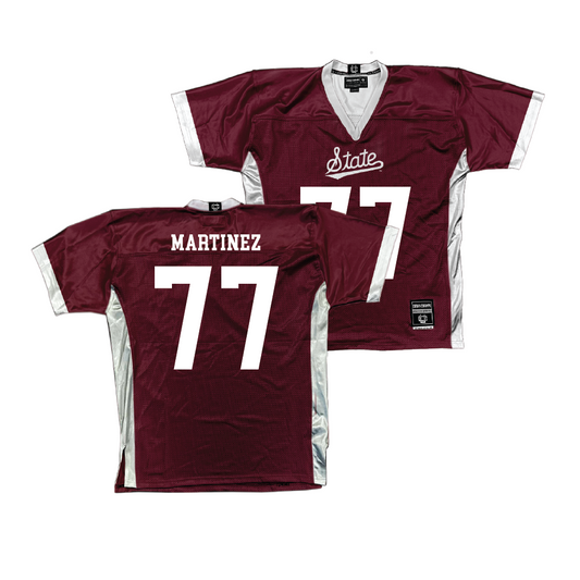 Maroon Mississippi State Football Jersey   - Marlon Martinez