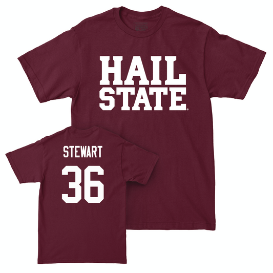 Maroon Football Hail Tee   - Ja'Bryis Stewart