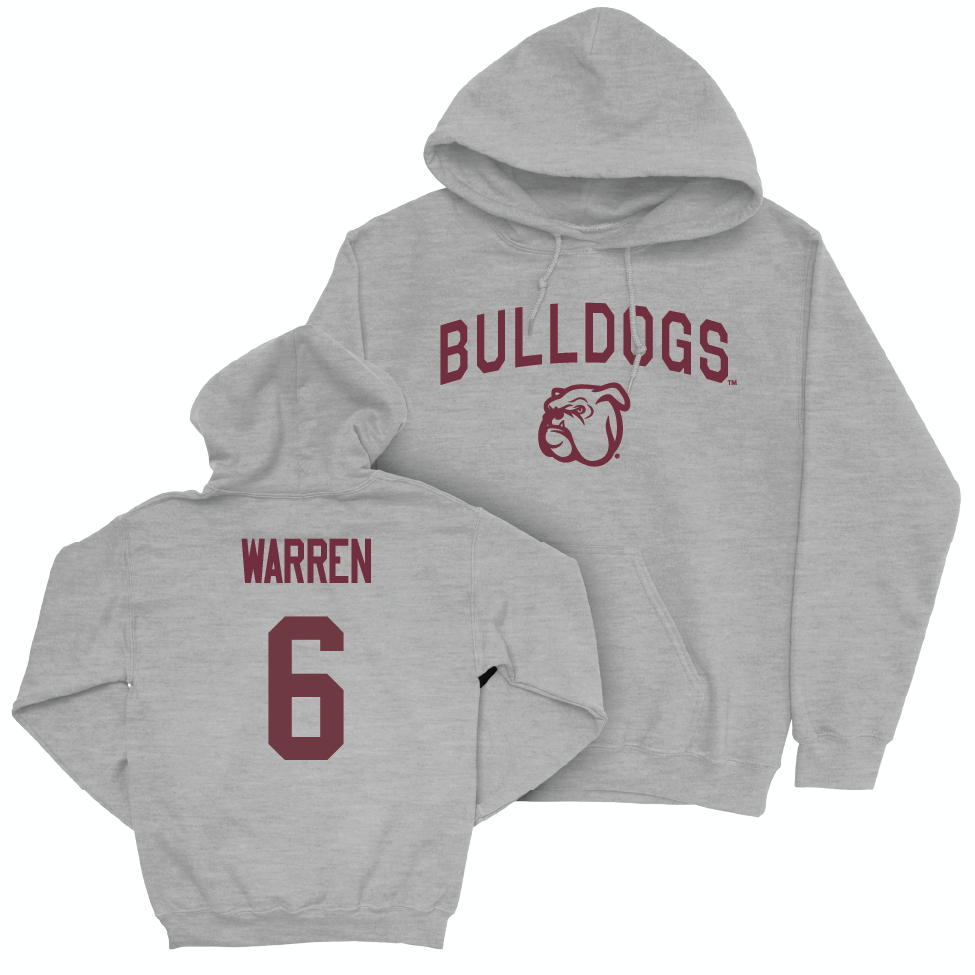 Sport Grey Men's Basketball Bulldogs Hoodie  - Dellquan Warren