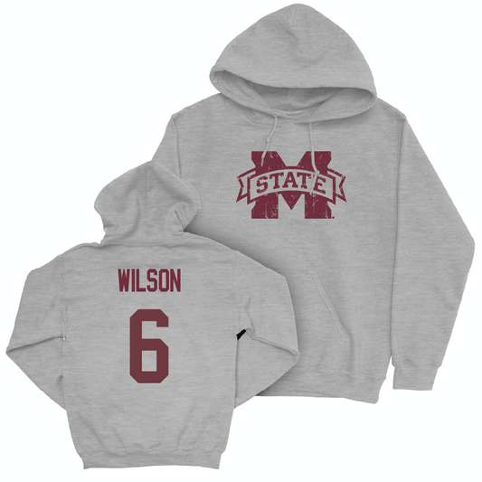 Sport Grey Football Classic Hoodie   - Kolin Wilson