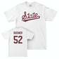 Baseball White Script Comfort Colors Tee  - Lukas Buckner