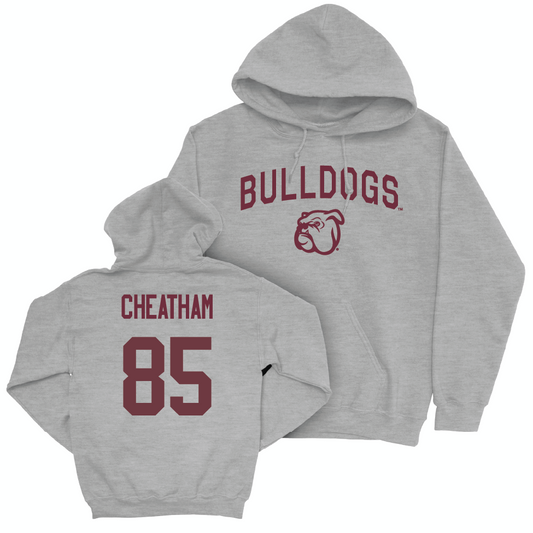 Sport Grey Football Bulldogs Hoodie   - Thomas Cheatham