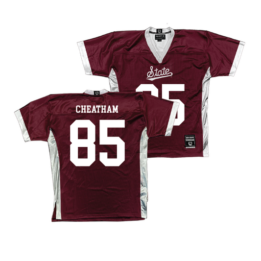 Maroon Mississippi State Football Jersey   - Thomas Cheatham