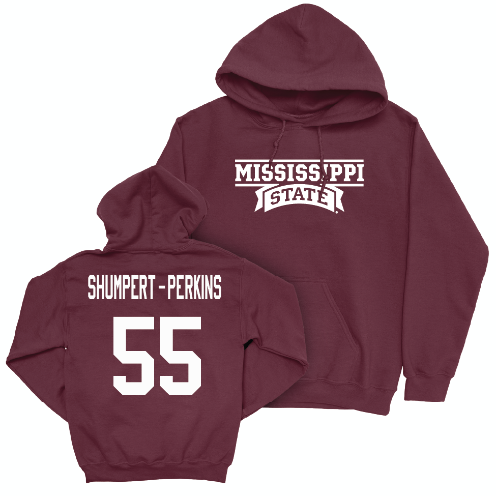 Maroon Football Team Hoodie   - Jakheem Shumpert-Perkins