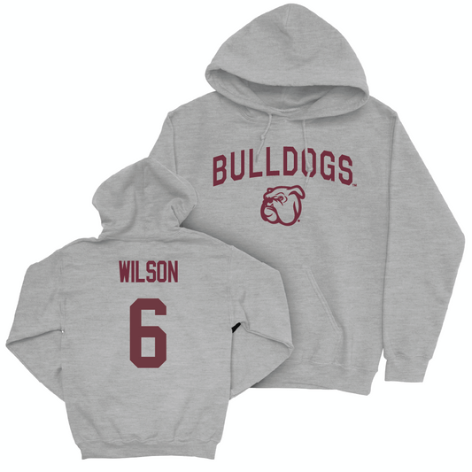 Sport Grey Football Bulldogs Hoodie   - Kolin Wilson