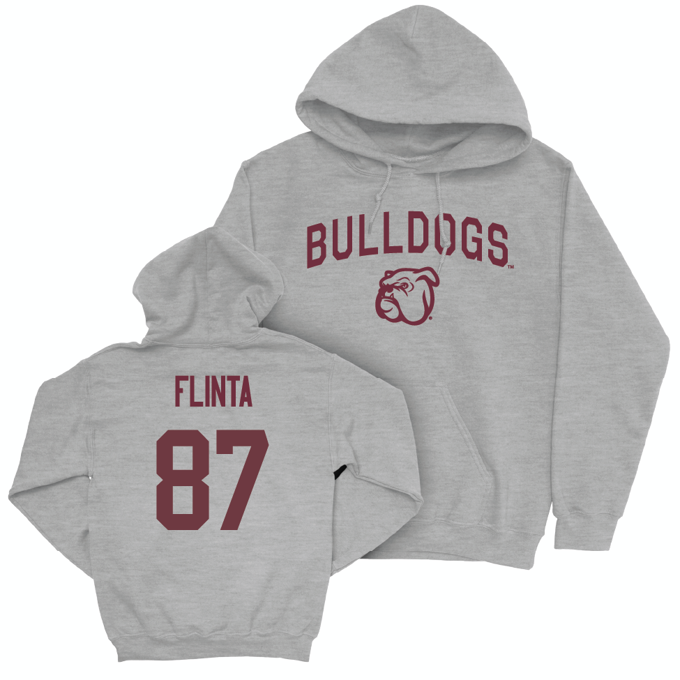 Sport Grey Football Bulldogs Hoodie   - Logan Flinta