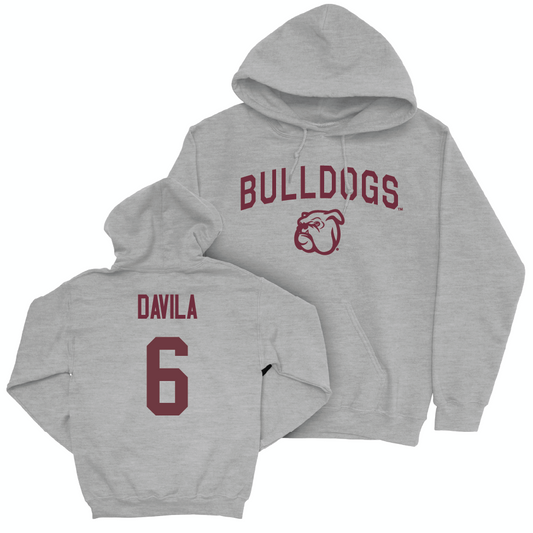 Sport Grey Baseball Bulldogs Hoodie  - Landis Davila