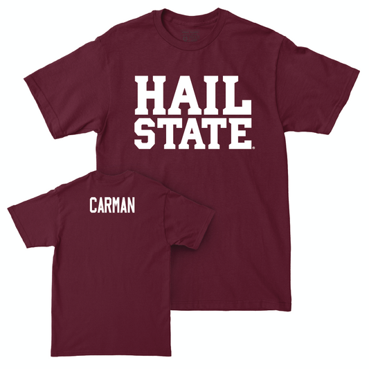 Maroon Men's Track & Field Hail Tee  - Curt Carman