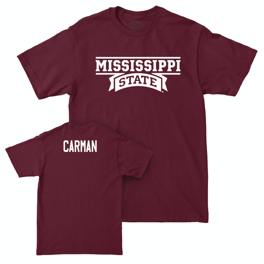 Maroon Men's Track & Field Team Tee  - Curt Carman