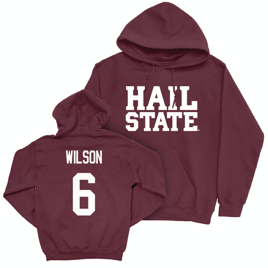 Maroon Football Hail Hoodie   - Kolin Wilson