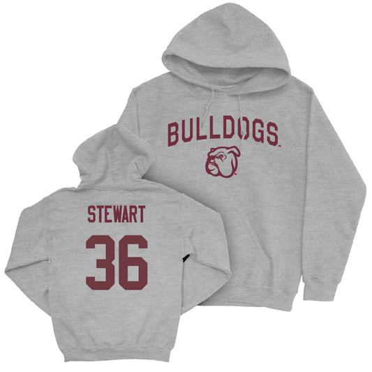 Sport Grey Football Bulldogs Hoodie   - Ja'Bryis Stewart