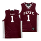 Mississippi State Men's Basketball Maroon Jersey   - Kanye Clary