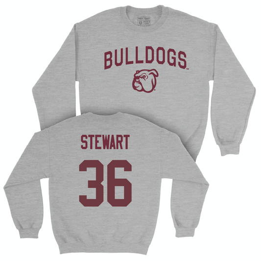 Sport Grey Football Bulldogs Crew   - Ja'Bryis Stewart
