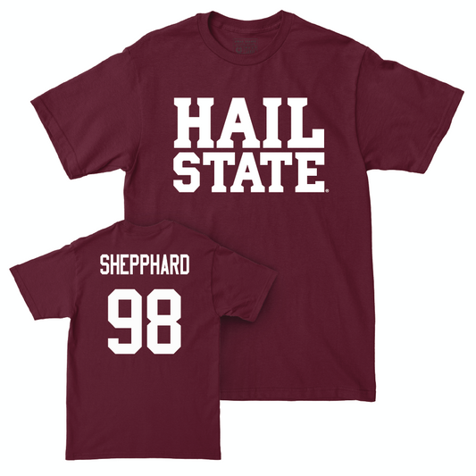 Maroon Football Hail Tee   - Ashun Shepphard