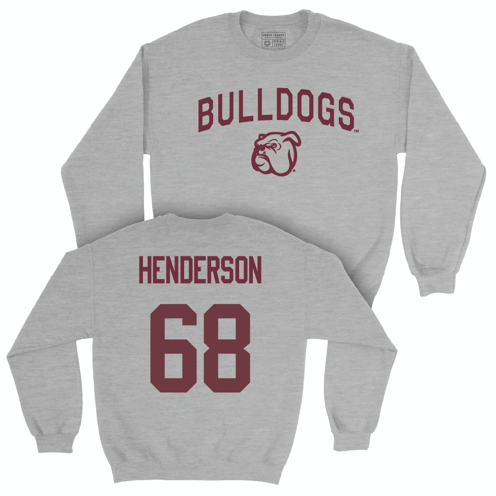 Sport Grey Football Bulldogs Crew   - Bailey Henderson