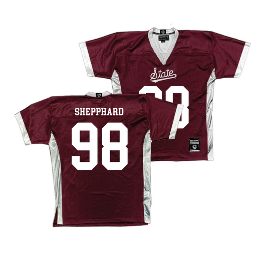 Maroon Mississippi State Football Jersey   - Ashun Shepphard