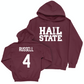 Maroon Women's Basketball Hail Hoodie - Eniya Russell