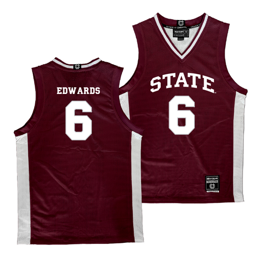 Mississippi State Women's Basketball Maroon Jersey   - Shakirah Edwards