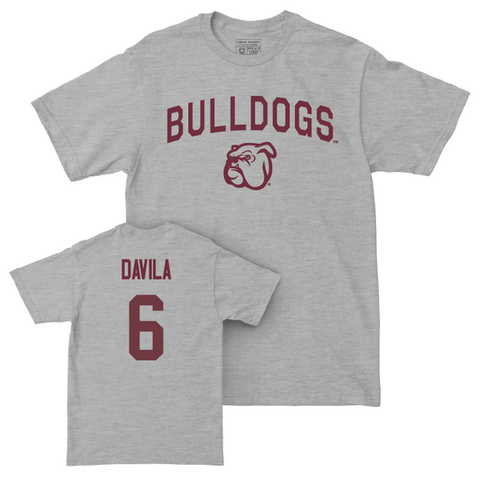 Sport Grey Baseball Bulldogs Tee  - Landis Davila