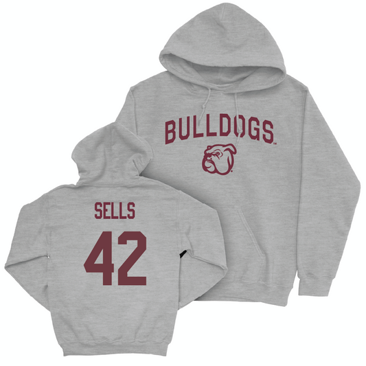 Sport Grey Softball Bulldogs Hoodie  - Kalani Sells